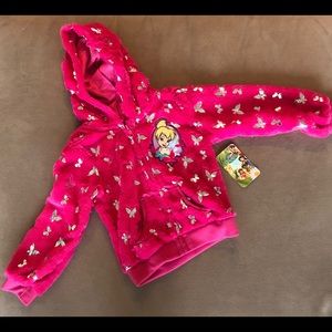 Disney Tinkerbell Kids Hoody Pink Brand New Size4